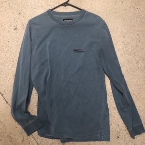 Wrangler long sleeve t-shirt great condition Medium blue